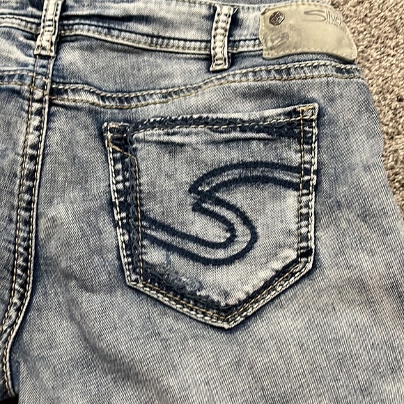 Silver Low Bootcut Jeans - Picture 4 of 4